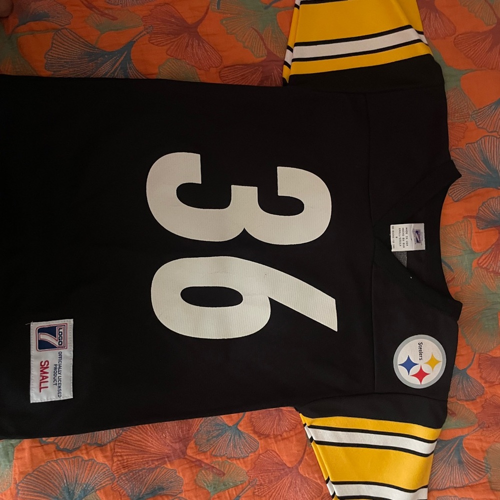Vintage Black and Yellow Football Jersey